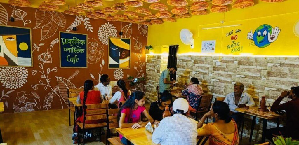 Prakrutik Plastic Cafe, Single Use Plastic, Sarvoday Sakhi Mandal, Plastic As Money, Single Use Plastic