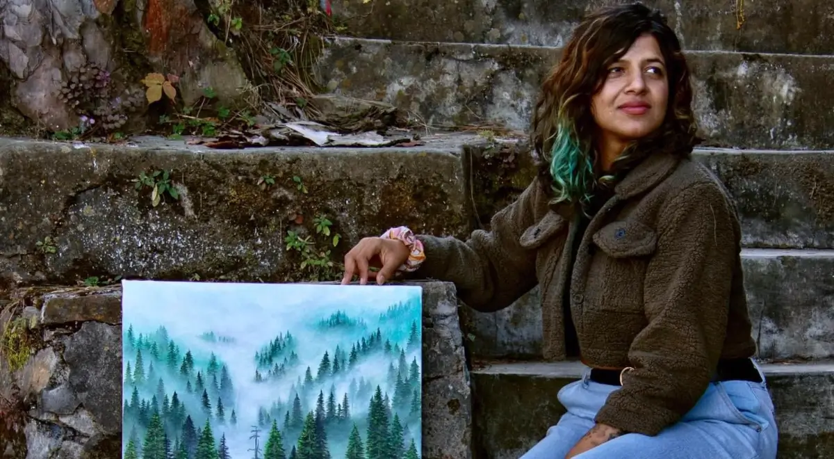 Himalayan Canvas: Reflections of Artwork of Natural Beauty!!